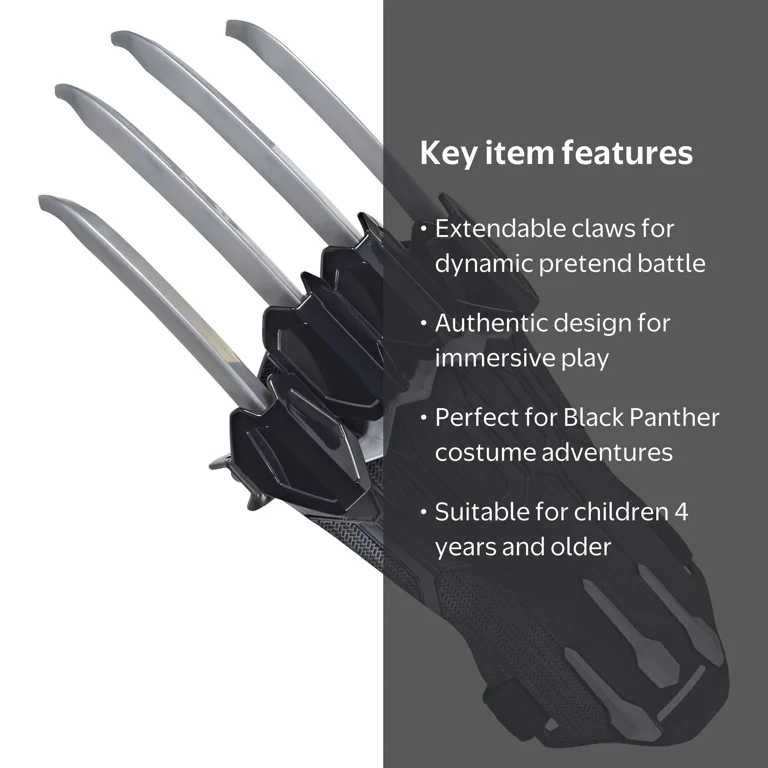 Black Panther, Super Hero Toys, Slash Claw with Extendable Claws