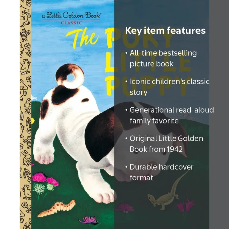 The Poky Little Puppy - Children's Hardcover Picture Book by