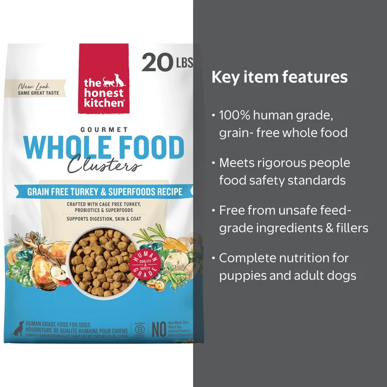 The Honest Kitchen Human Grade Dry Dog Food, Grain Free Whole Food