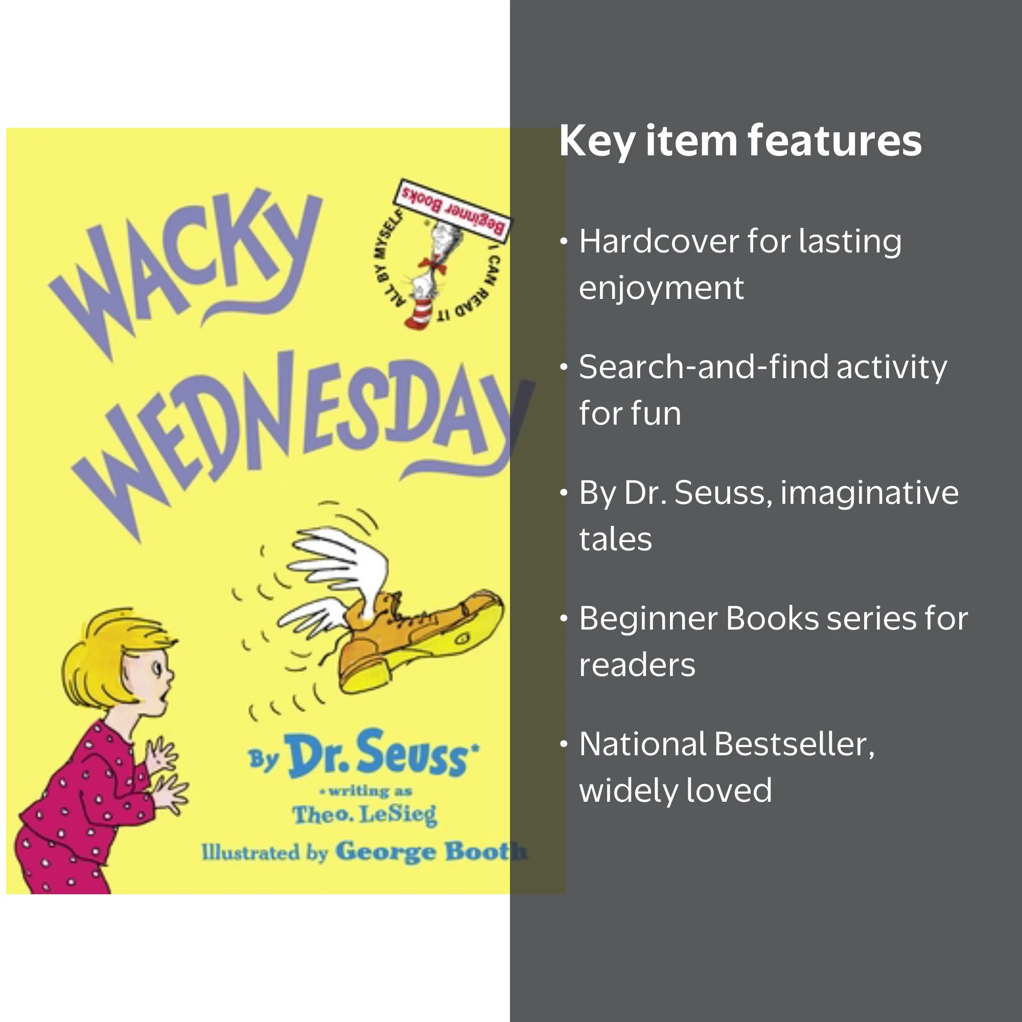 Dr. Seuss, Wacky Wednesday Hardcover, ISBN 9780394829128 - Walmart.com
