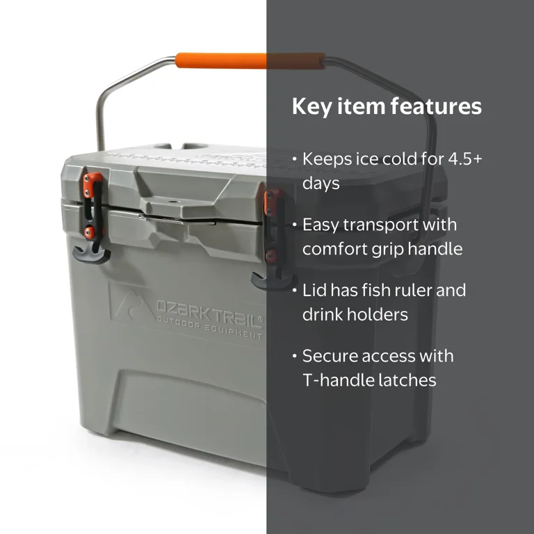 26Qt High Performance Hard Sided Cooler for Camping - Walmart.com