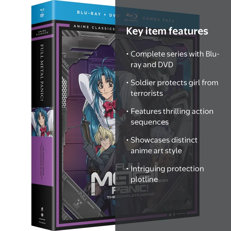 (未使用･未開封品)　Full l Panic ! （フルメタル・パニック!） - Integrale - Edition Collector (8 DVD + Livret) tu1jdyt Full Metal Panic! The Complete Series Blu-ray DVD action anime