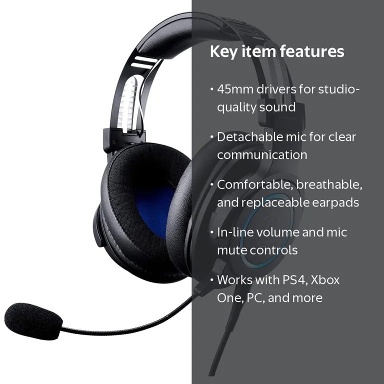 Audio-Technica ATH-G1 Premium Gaming Headset: Computer Accessories