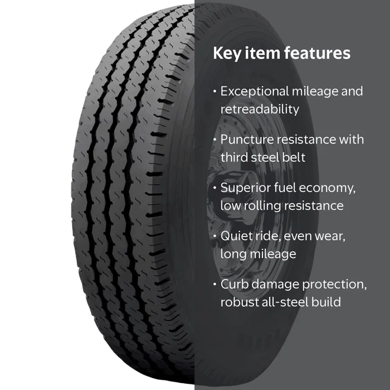 Michelin XPS Rib 225/75R16 115 Q Light Truck Tire - High Mileage