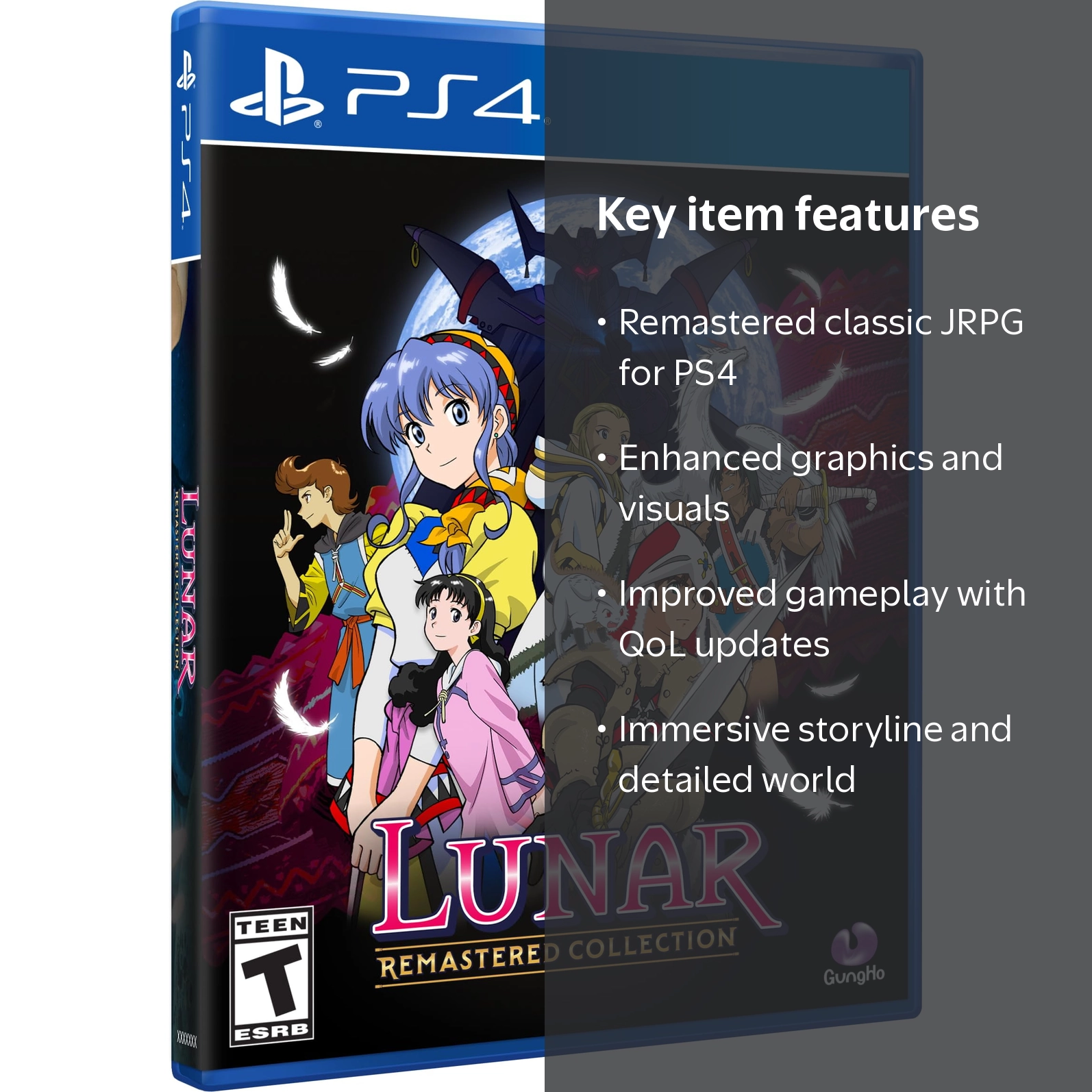 GungHo Online Entertainment, Inc., LUNAR Remastered Collection