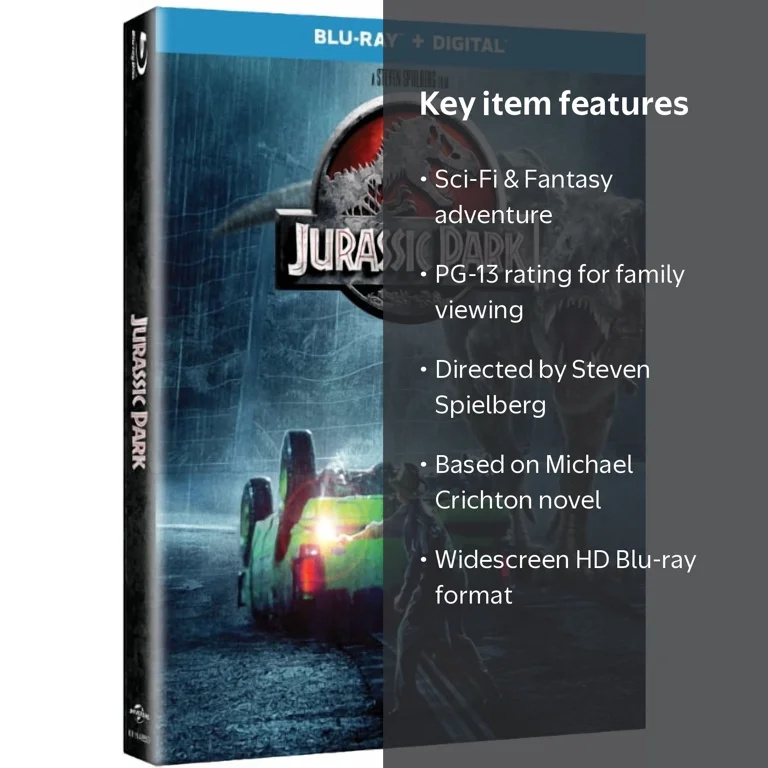 SDS, Blu-ray, Jurassic Park New Box Art, Sci-Fi & Fantasy