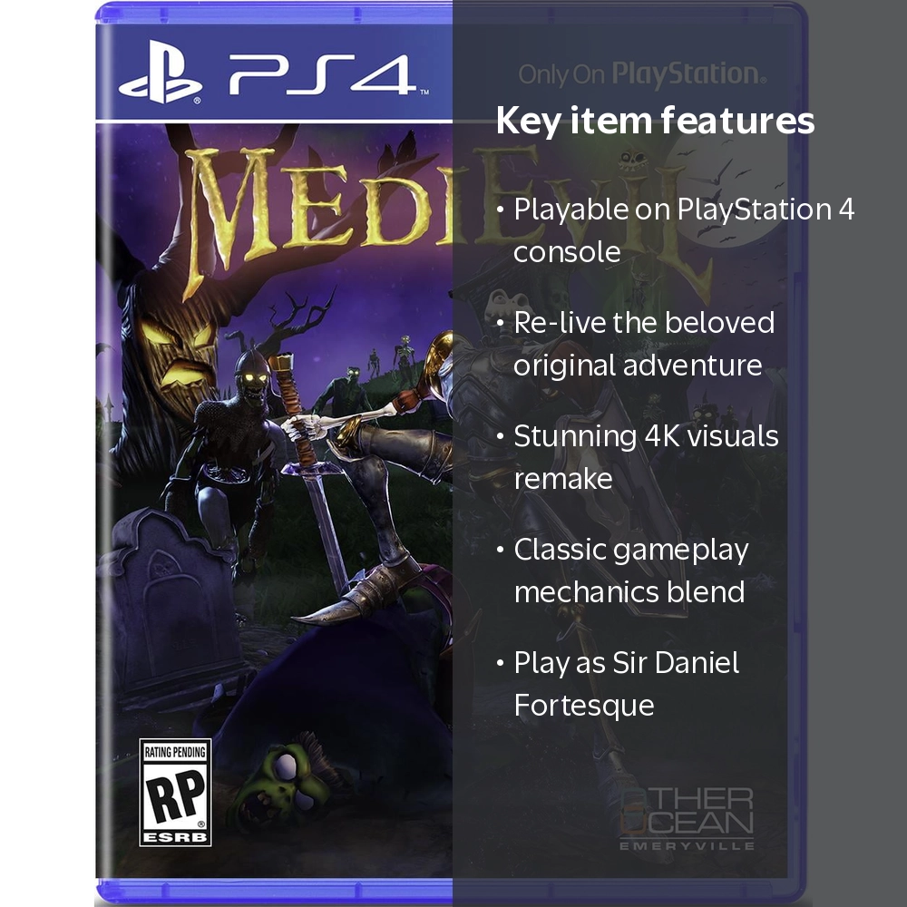 Sony, PlayStation 4, Medievil, Remastered Adventure Game - Walmart.com