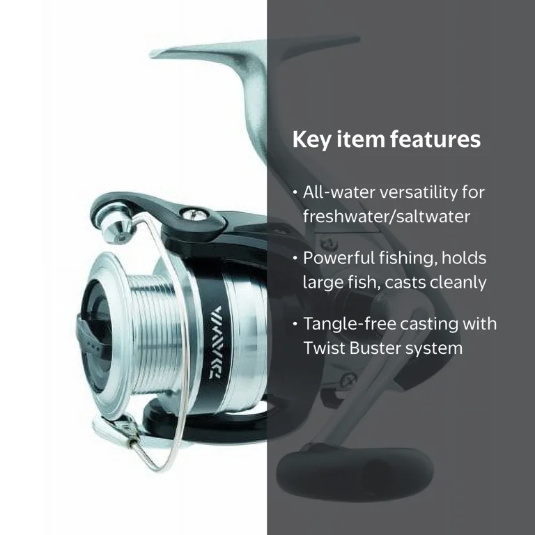 daiwa 2500 size reel The Daiwa Strikeforce Spinning Reel is a solid machine that offers legendary performance Daiwa BG2500 BG Saltwater Spinning