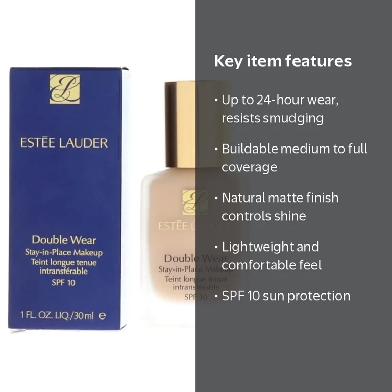 Estée Lauder Double Wear Stay-in-Place Foundation, 1 oz, Sand