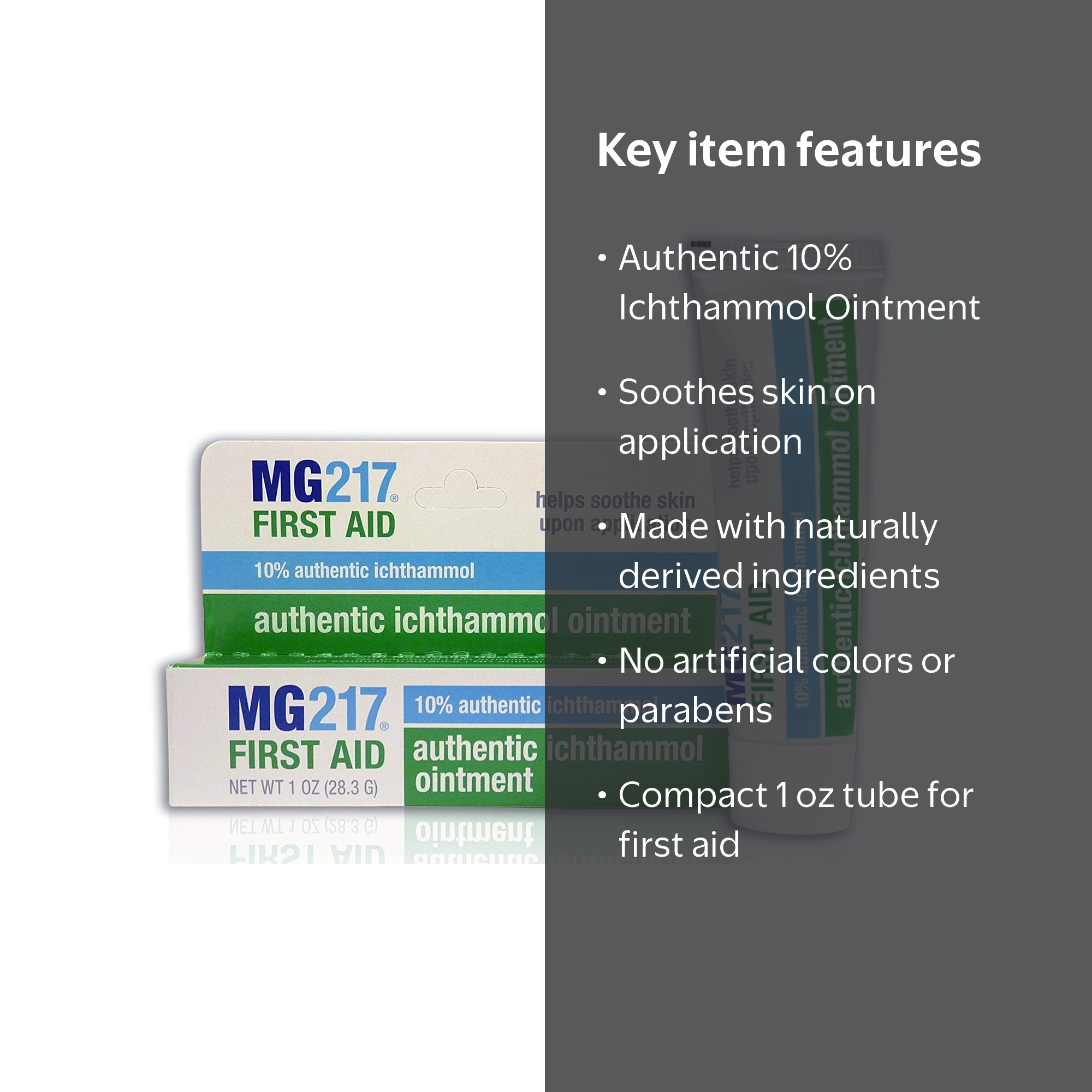 MG217 First Aid 10% Aunthenthic Ichthammol Ointment Helps Soothe