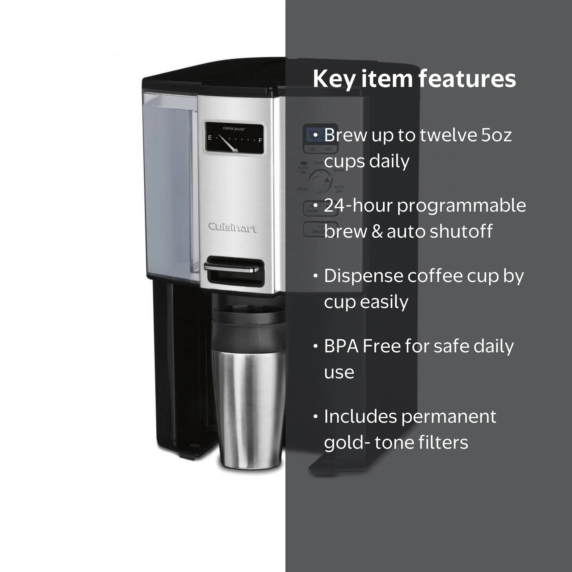 Cuisinart Coffee Makers Coffee on Demand‚Ñ¢ 12 Cup Programmable