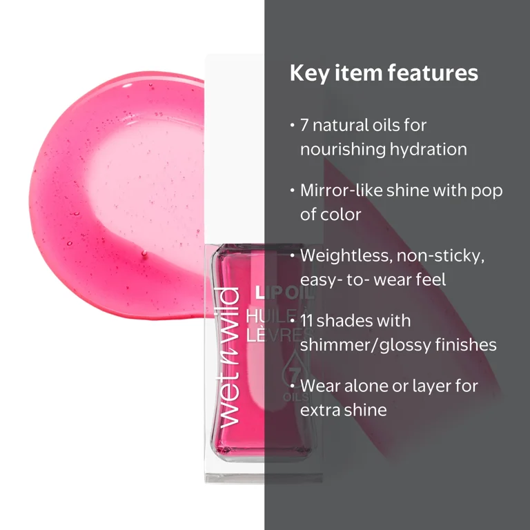 Wet n Wild Lip Gloss Oil, Sweet Cherries, 0.15 fl oz - Walmart.com