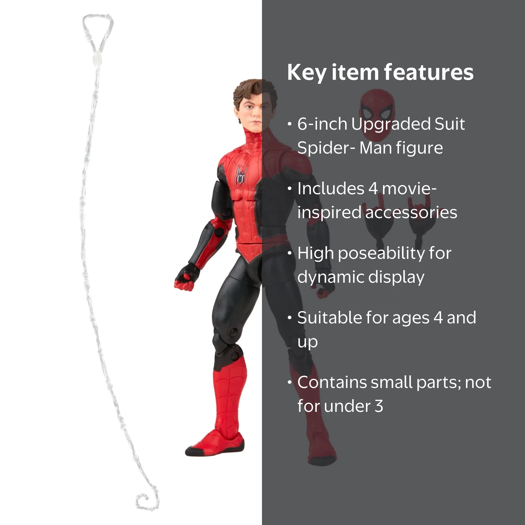 Marvel, Kids Toy Action Figure, 6 inch, Upgraded Suit - Walmart.com