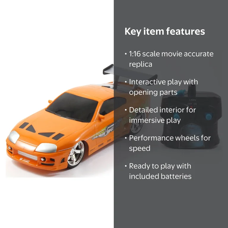 Jada Toys - Fast and Furious 1:16 Radio Control, Brian's Toyota