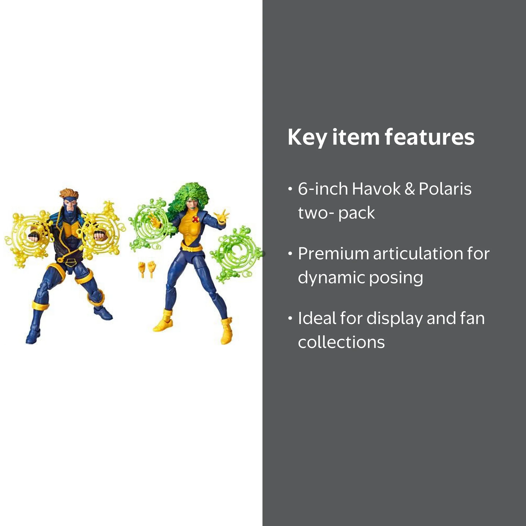 Hasbro Marvel Legends Series 6-inch X-Men Toys, Marvel's Havok