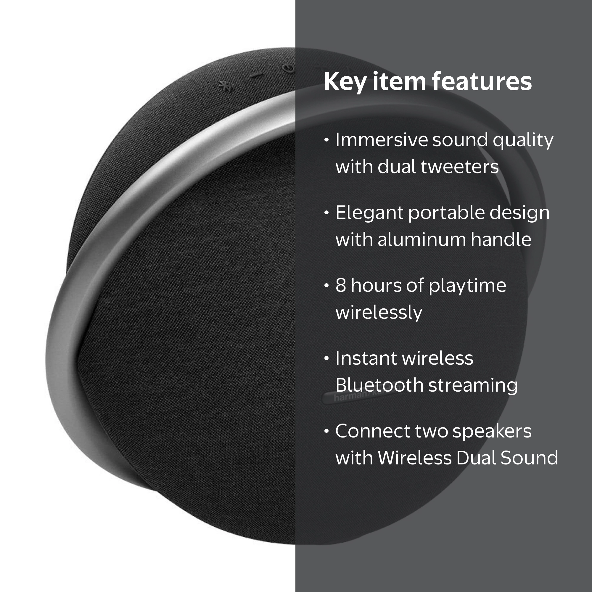 Harman Kardon Onyx Studio 7 Bluetooth Speaker, Dual Tweeters