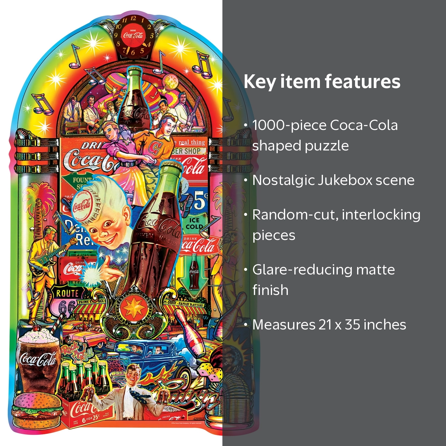 MasterPieces, Jigsaw Puzzle, 1000 Pieces, Coca-Cola Jukebox 21