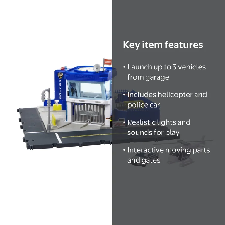 THE POLICE 木製BOX 7インチシングル10枚組 コレクターズアイテム Matchbox Police Station Dispatch Playset - Walmart.com