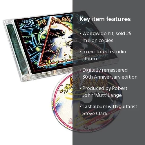 Def Leppard - Hysteria, 30th Anniversary Edition, Best-Selling