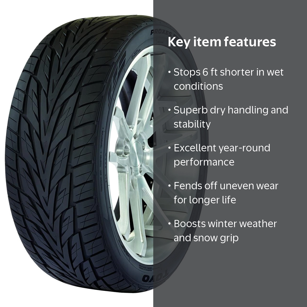 Toyo, Passenger Tire, All Season, 275/40R20 106W XL - Walmart.com Toyo, Passenger Tire, All Season, 275/40R20 106W XL - Walmart.com