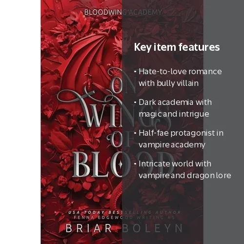 Pre-Owned Bloodwing Academy On Wings of Blood, Book 1, (Paperback
