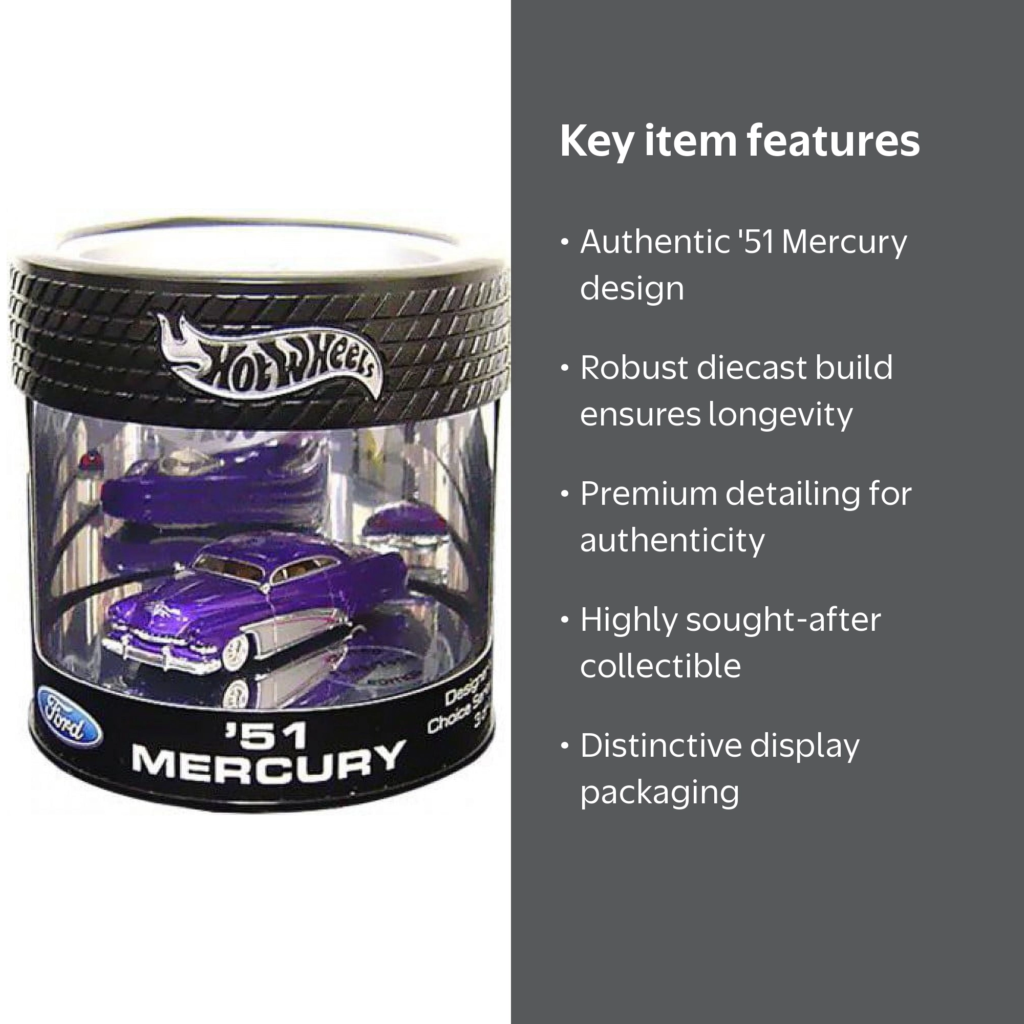 Hot Wheels Ford Custom Crusier Series '51 Mercury Diecast CAR