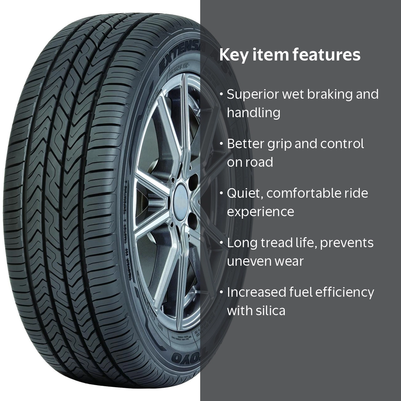 Toyo Extensa A/S II 245/50R17 99V BSW - High Performance, Tread
