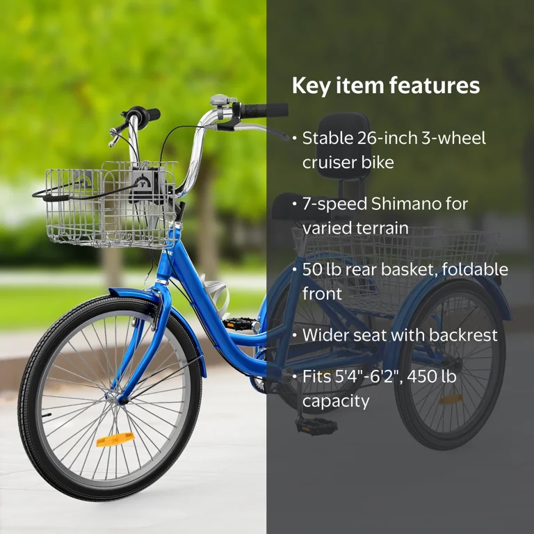 5 speed 3 wheel bicycle LILYPELLE Adult Tricycle 7 Speed, Bike Adult, 20/24/26 inch Wheels Cruiser Bikes with Cargo Basket for Seniors, Women, Men : Sports & Outdoors Tricycles are rather attractive for their apparent stability versus a bicycle and ability to move smoothly and safely Dextrus Adult Tricycle, 26 Inch
