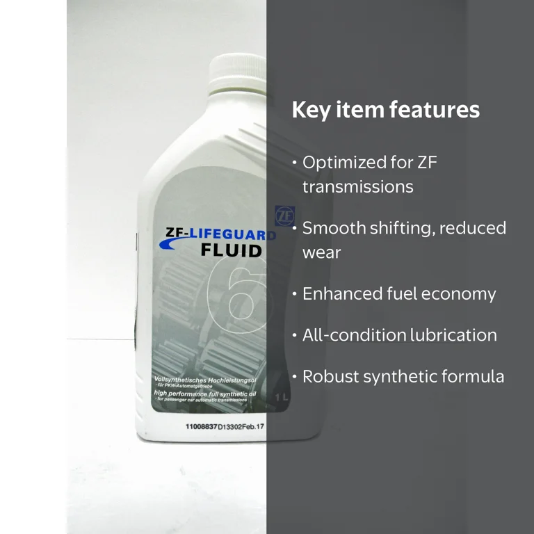Life guard fluid 6 (1 Liter) - ZF PARTS - S671090255 - Walmart.com