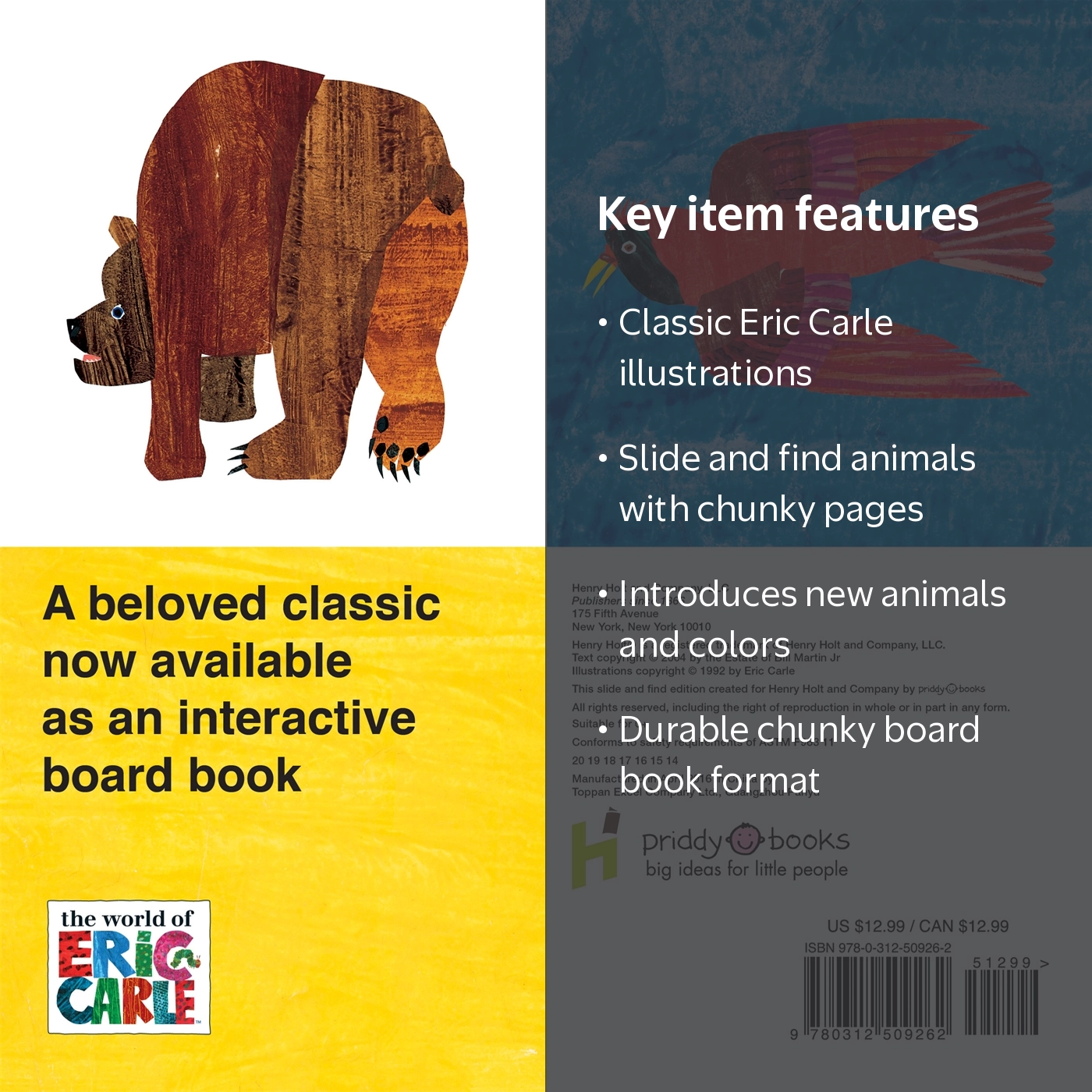 Bill Martin, Brown Bear, Brown Bear What Do You See?, Board Book
