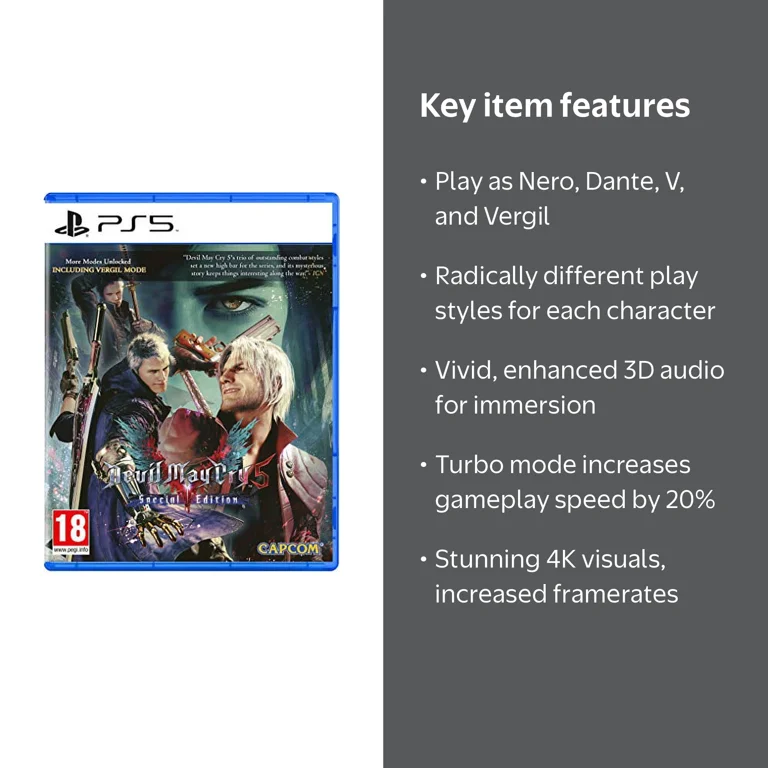 Devil May Cry 5 Special Edition (PS5) - Walmart.com