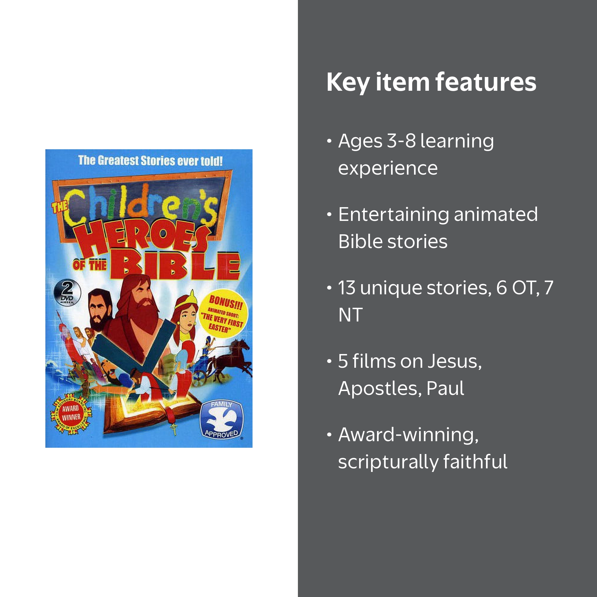 The Children's Heroes of the Bible - Walmart.com