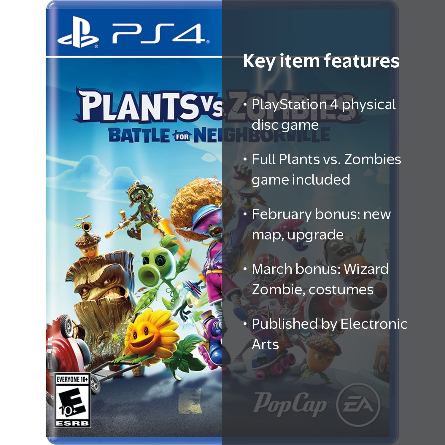 Electronic Arts, Plants Vs Zombies Battle For Neighborville, PS4