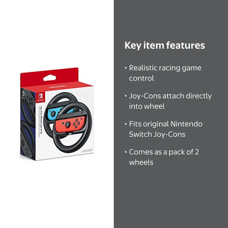 Nintendo, Joy-Con Wheel, Set of 2, for Nintendo Switch - Walmart.com