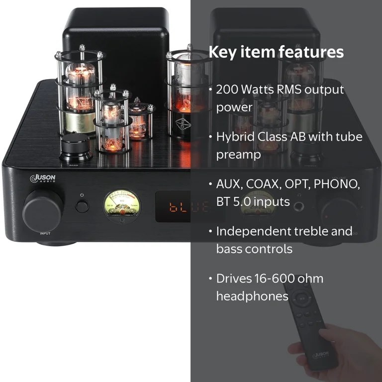 Juson Audio, Vacuum Tube Amplifier, JTA100 2025, 200W HiFi Amp