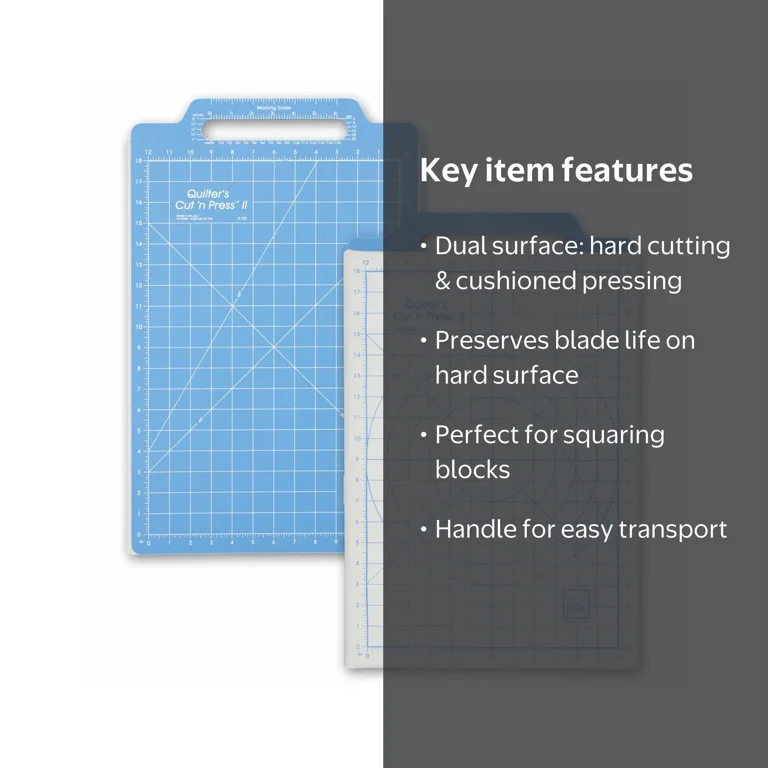 June Tailor, Cut ‚Äôn Press II, Hard & Cushioned Surfaces