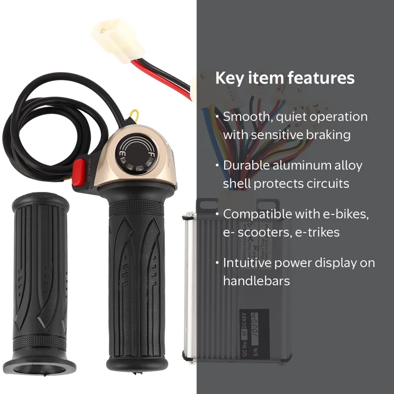 48V 1000W E-Bike Controller Set, Brushless Motor, Stable Speed