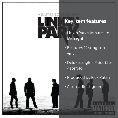 Linkin Park, Vinyl, Minutes to Midnight, Double Gatefold - Walmart.com