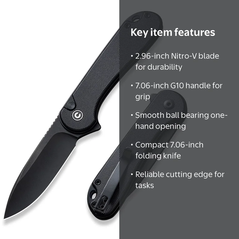 CIVIVI Pocket Folding Knife, 7.06