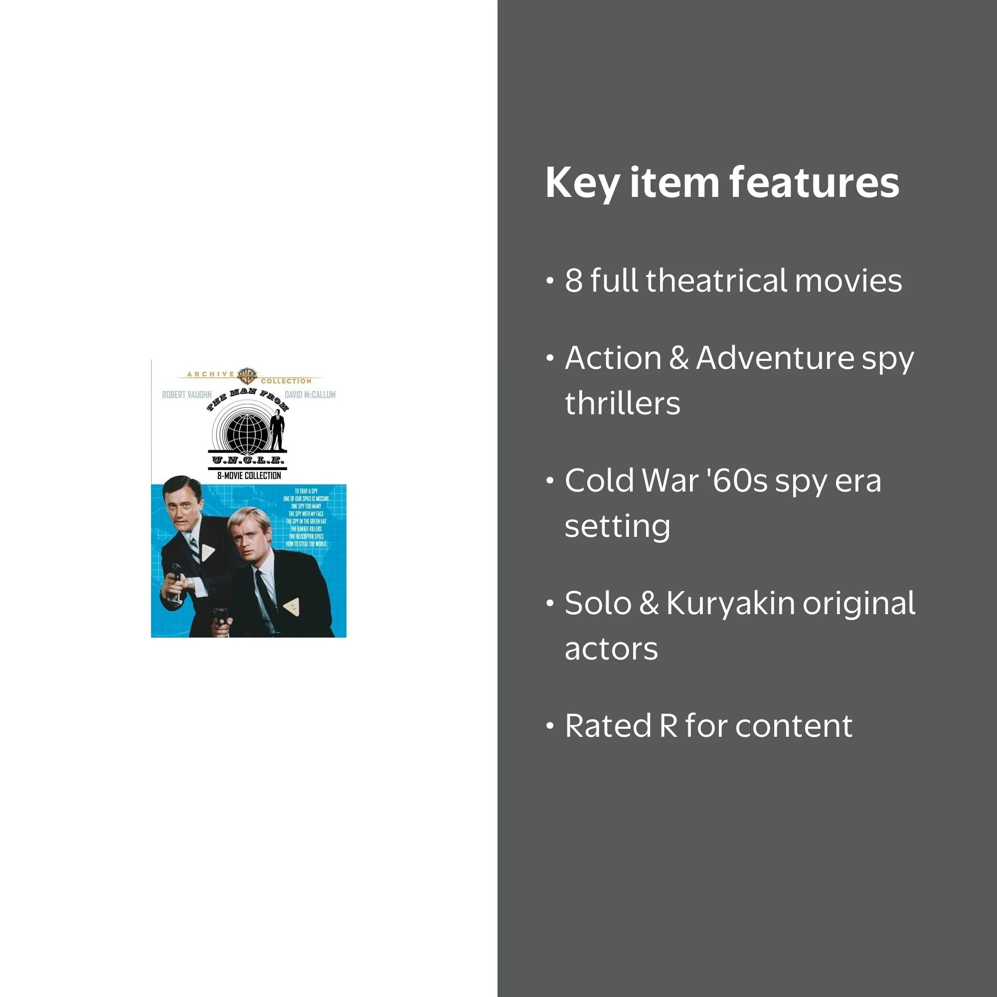 The Man From U.N.C.L.E.: 8-Movie Collection - Walmart.com