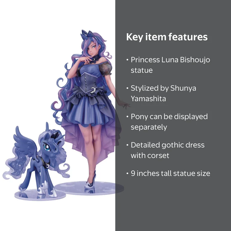My Little Pony Bishoujo Series: 9 Inch Princess Luna Statue Toy