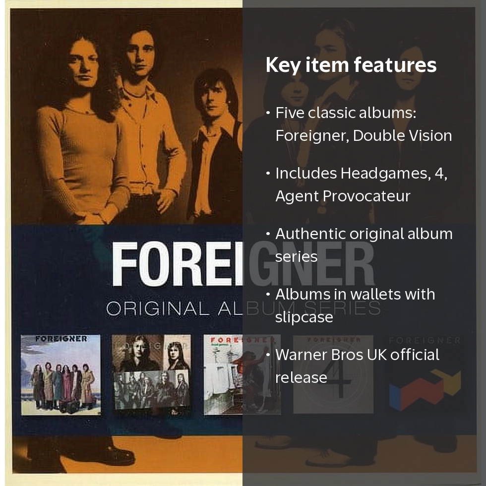 Foreigner - Original Album Series - 5 Classic Artist Albums CD