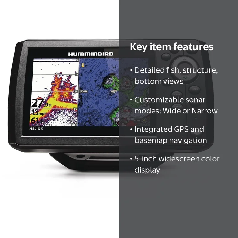 best deals on humminbird fish finders HELIX 5 G2 Finder with DualBeam PLUS & SwitchFire Sonar : Electronics focused on anglers favourite features Humminbird Fish Finders: HELIX, APEX,