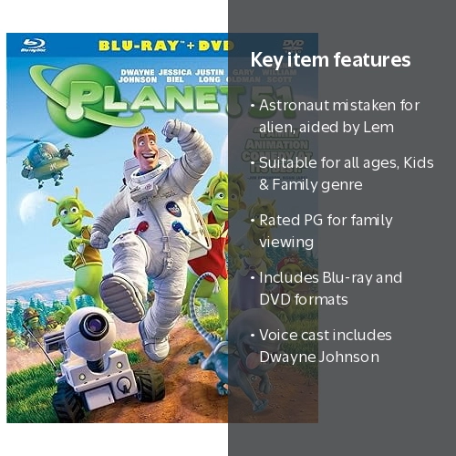 Sony Pictures Entertainment, Planet 51 Blu-ray, DVD, Kids and