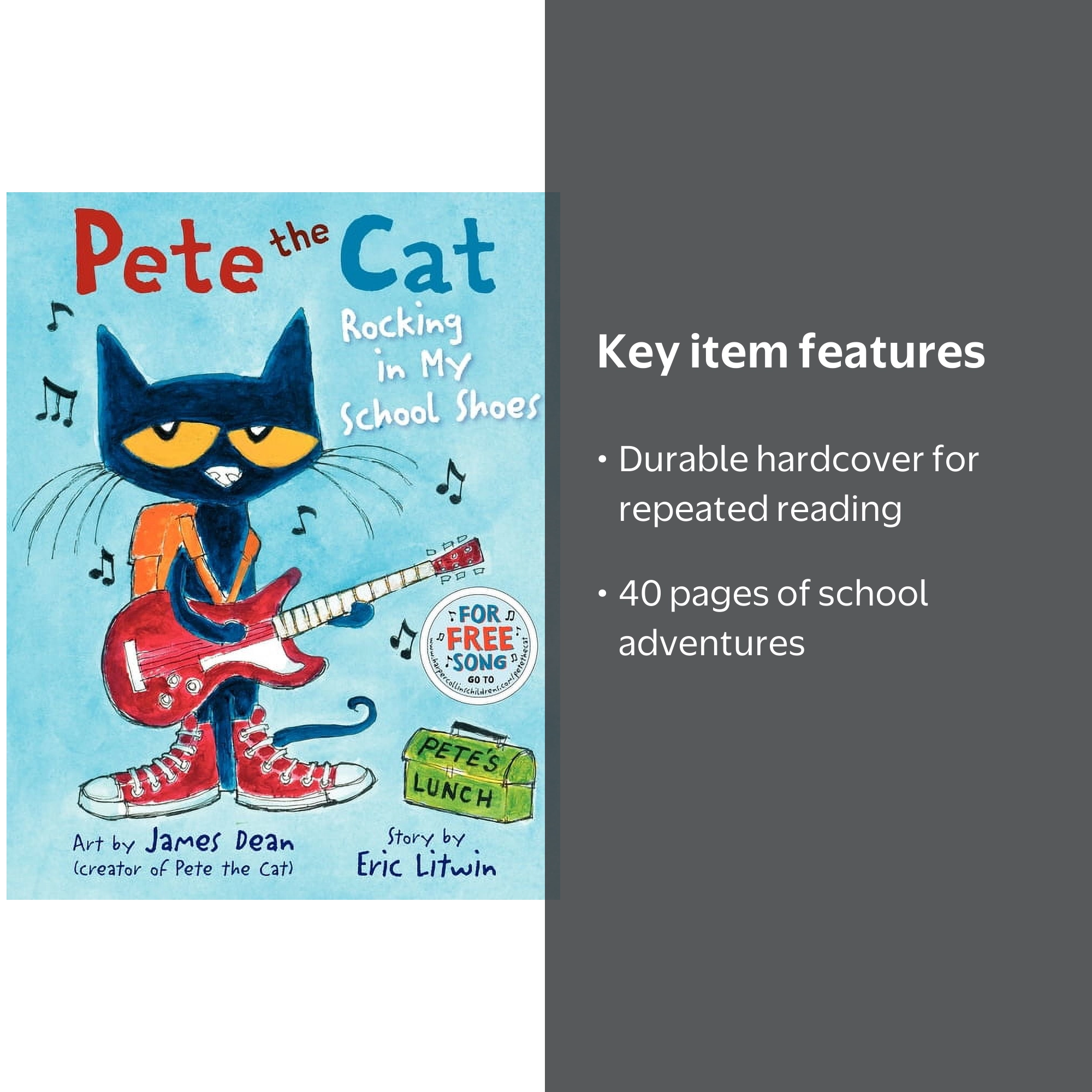 Eric Litwin, Hardcover Book, Rocking in My School Shoes - Walmart.com