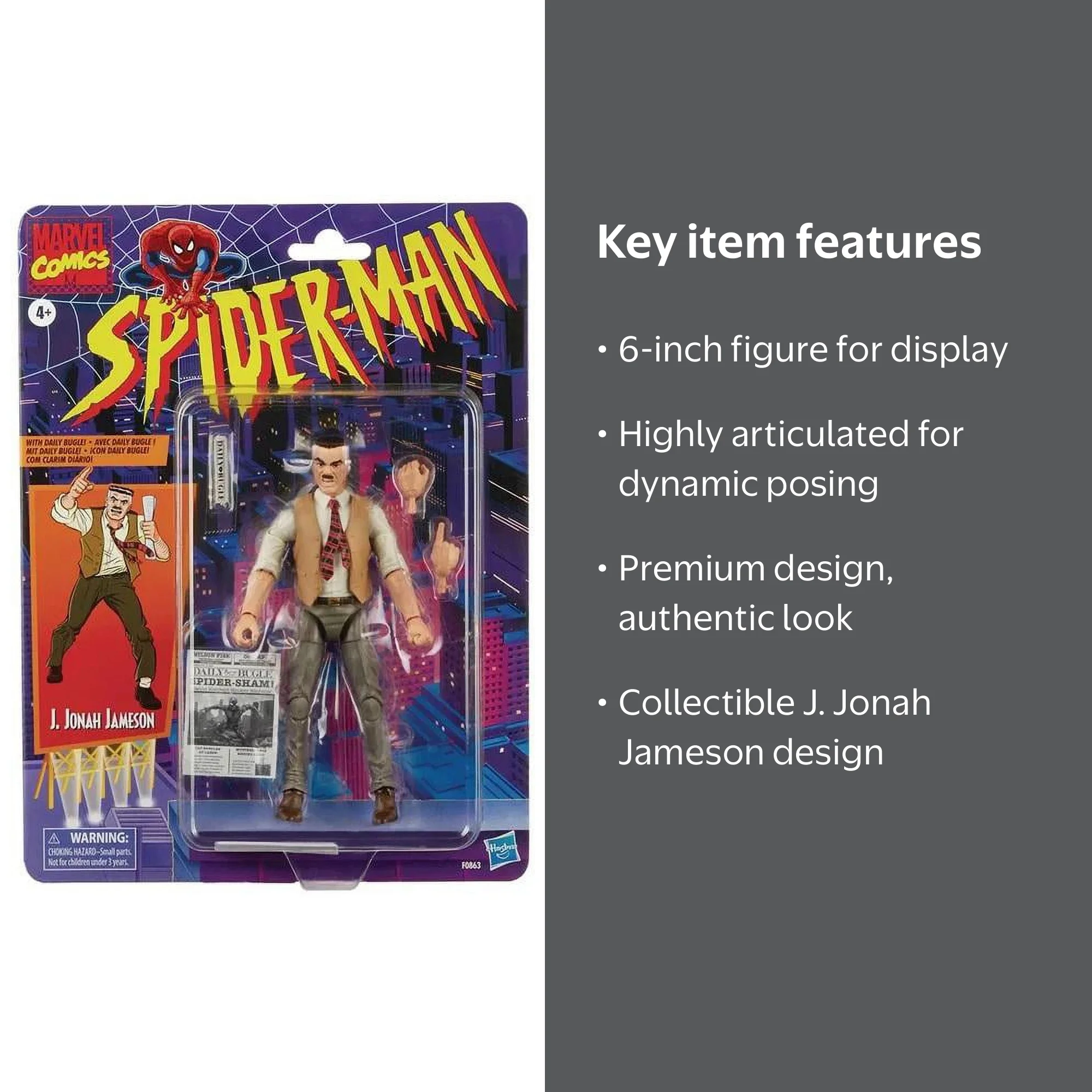 Hasbro Marvel Legends 6-inch J. Jonah Jameson Vintage Collection