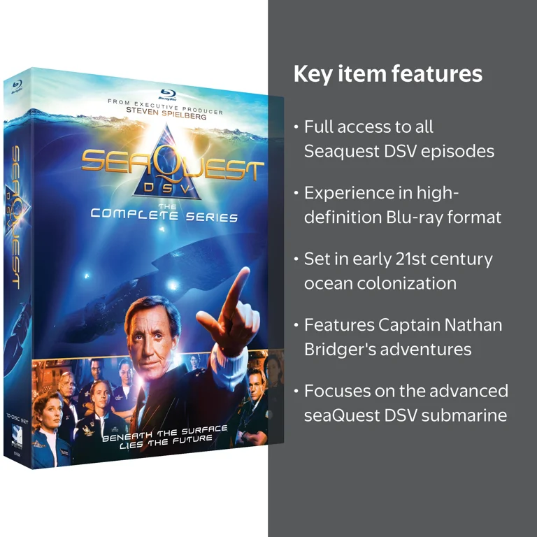 その他 Seaquest: Complete Season 1 [Blu-ray] Mill Creek Seaquest Dsv - The Complete Series, BD, 4-disc set