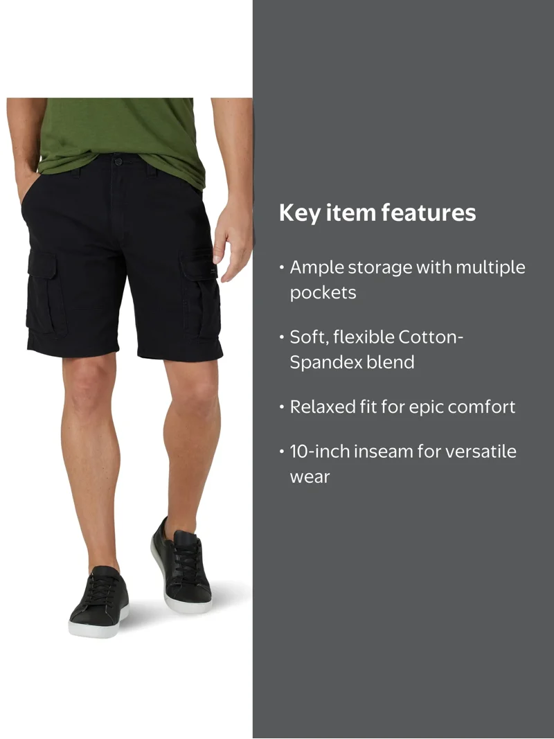 Wrangler, Men's Stretch Cargo Shorts, Style #112314939, 10