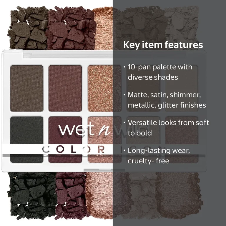 wet n wild Color Icon 10-Pan Palette - Nude Awakening - Walmart.com