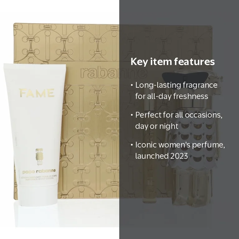 Fame by Paco Rabanne for Women - 3 Pc Gift Set 2.7 oz EDP Spray